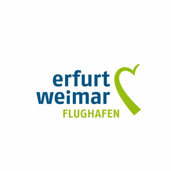 Logo vom Flughafen Erfurt Weimar