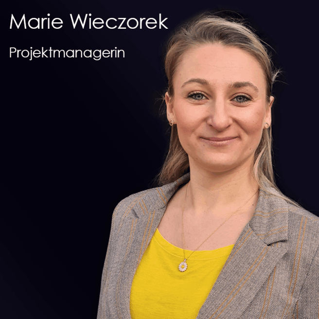 Projektmanagerin Marie Wieczorek